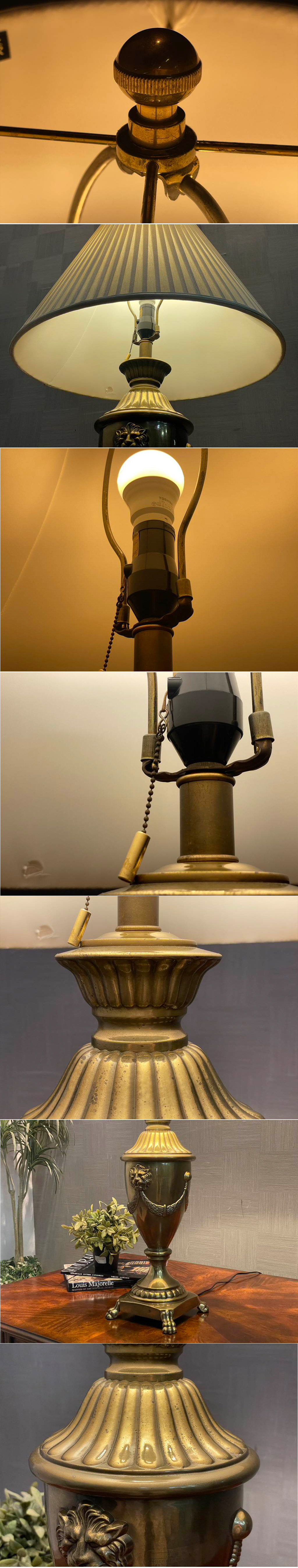 【目立った傷や汚れなし】美品 アメリカ FREDERICK COOPER 高級テーブルランプ 直径52 高87cm IDC大塚家具