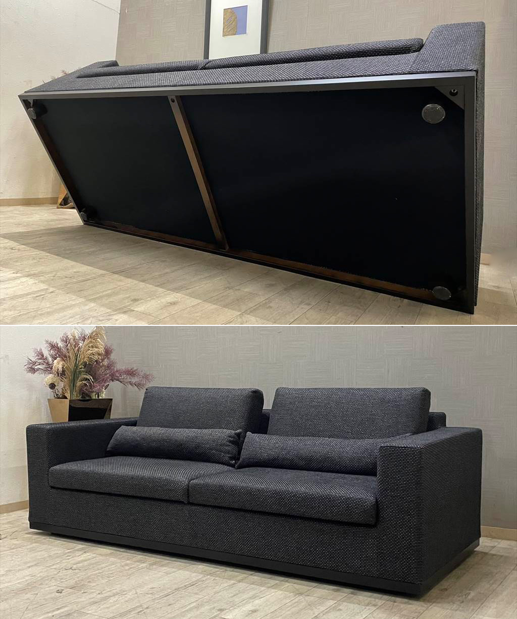 最安値，送料無料 新品同様 Ritzwell リッツウェル GINA 高級3人掛